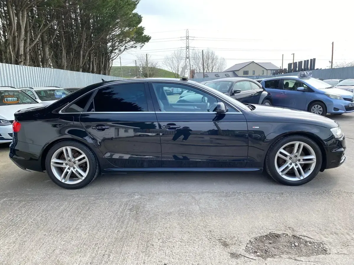 Used Audi A4 S-Line 2014 Black Sedan