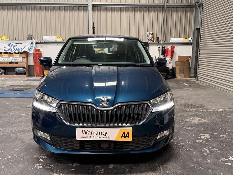 Used Skoda Fabia SE 95 HP (69 kW) 2021 Blue Hatchback