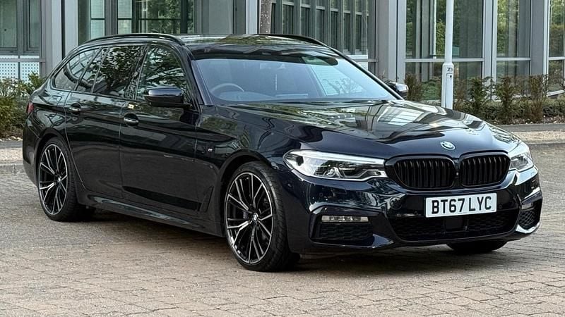 Black Used 2017 BMW 530 M Sport Estate | £19,454 (A bit pricey) - Image 1/4