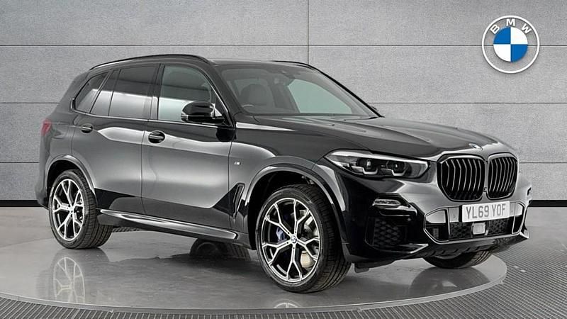 Black sapphire metallic paint Used 2020 BMW X5 M Sport SUV | £36,450 (A bit pricey) - Image 1/4