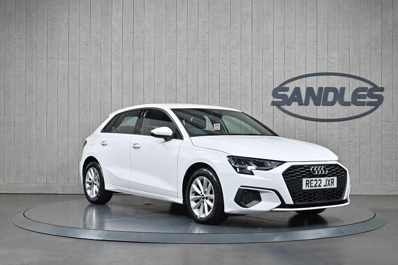White Used 2022 Audi A3 Sportback Hatchback | £17,999 (Fair price) - Image 1/4