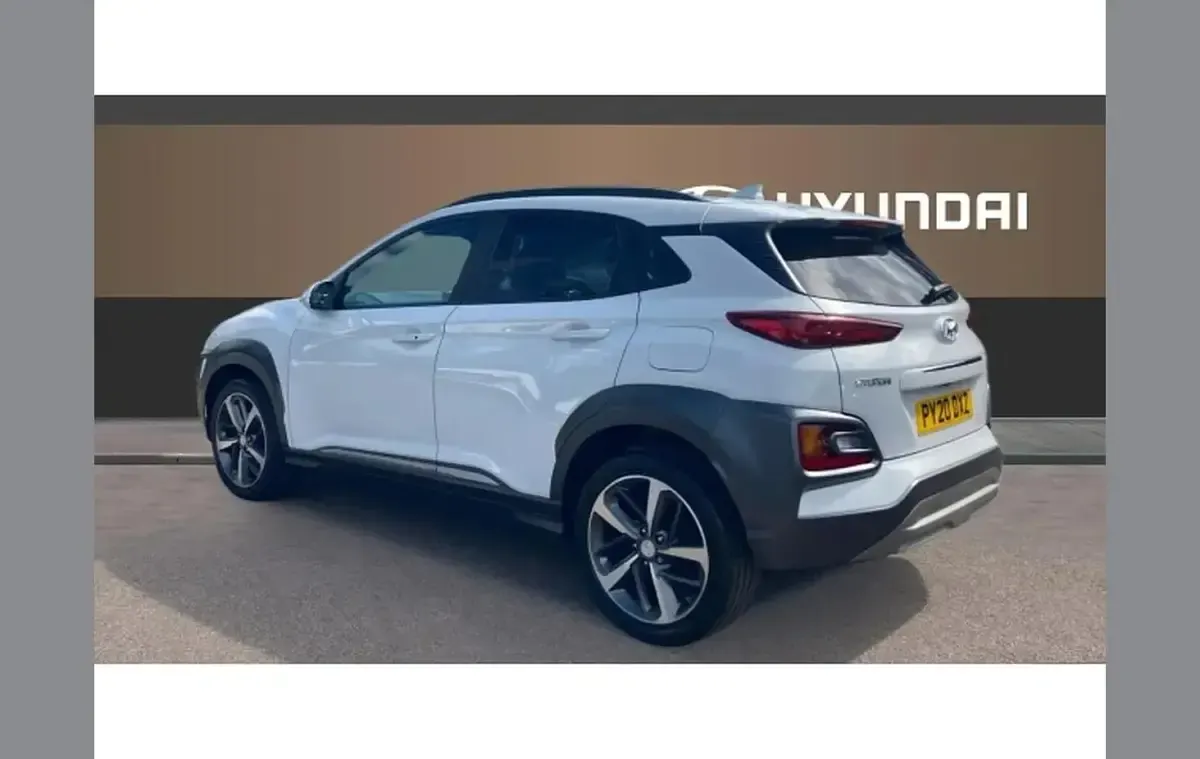 Used Hyundai Kona Premium 117 HP (86 kW) 2020 White SUV