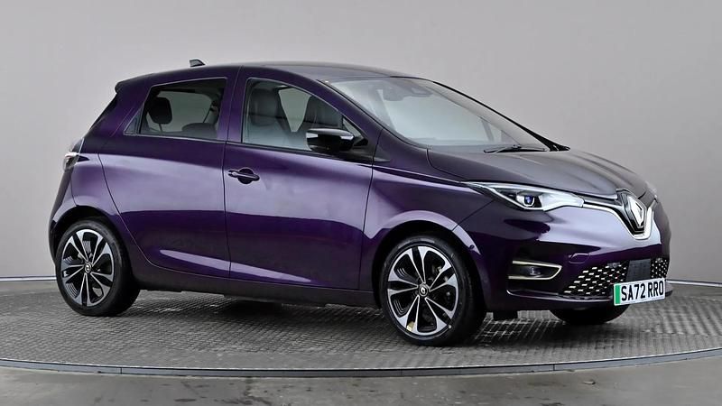 Mauve/purple Used 2022 Renault Zoe Iconic Hatchback | £15,498 - Image 1/3