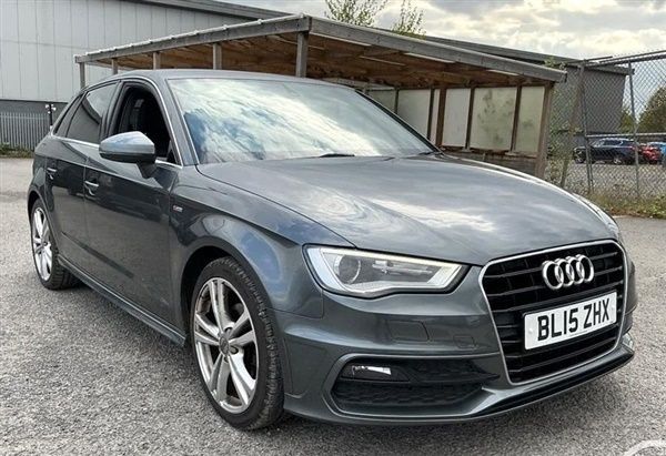 Grey Used 2015 Audi A3 Sportback S-Line Hatchback | £10,795 (Fair price) - Image 1/1