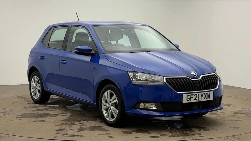 Blue Used 2021 Skoda Fabia SE Hatchback | £8,995 (Good price) - Image 1/1