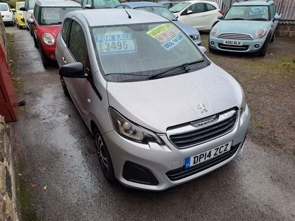 Silver Used 2014 Peugeot 108 Active Hatchback | £3,195 (Expensive) - Image 1/1