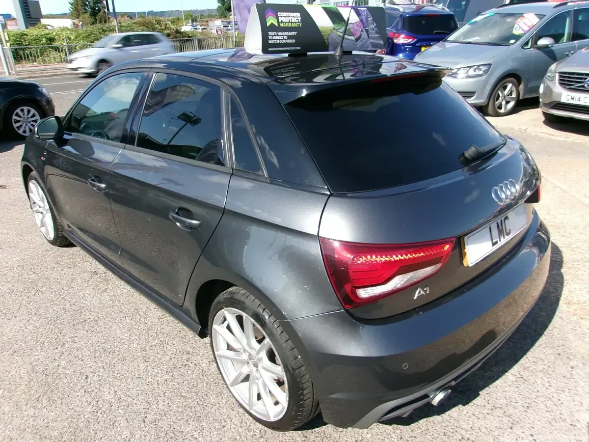 Used Audi A1 S-Line 116 HP (85 kW) 2015 Grey Hatchback