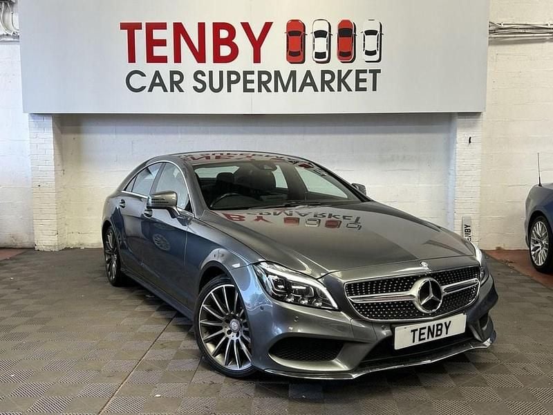 Grey Used 2016 Mercedes CLS220 AMG line Coupe | £12,795 (Good price) - Image 1/3