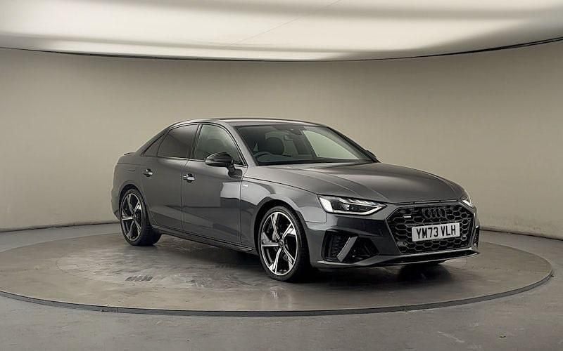 Daytona gray pearl effect/daytona gray pearl effec Used 2024 Audi A4 Black Edition Sedan | £30,700 (Fair price) - Image 1/4