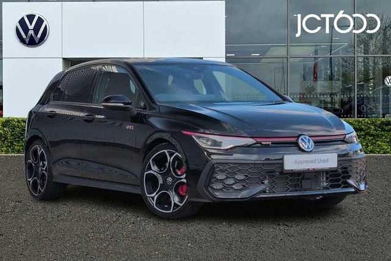 Black Used 2025 VW Golf VIII GTI Hatchback | £36,750 (Expensive) - Image 1/4