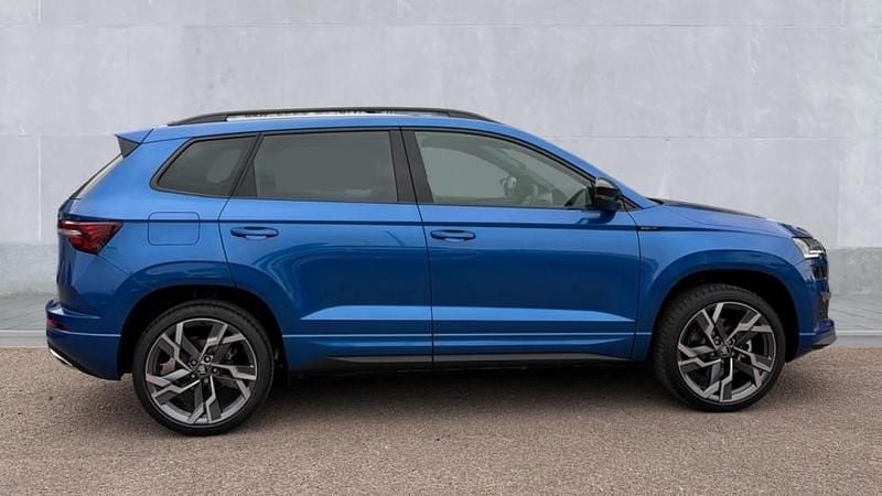 Used Skoda Karoq SportLine 150 HP (110 kW) 2026 Race blue metallic SUV