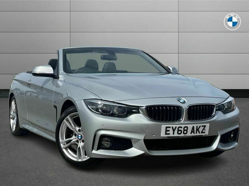 Used BMW 420 M Sport 184 HP (135 kW) 2019 Glacier silver Cabriolet