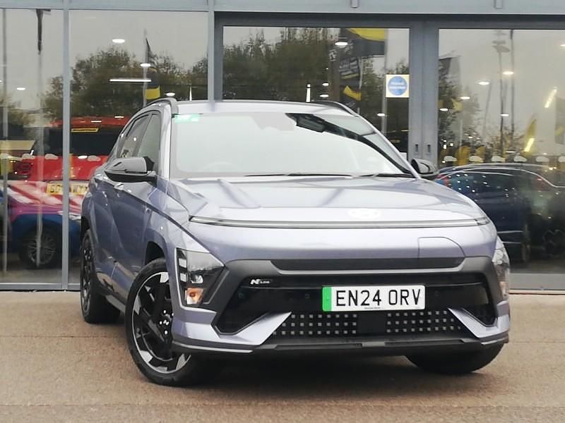 Blue Used 2024 Hyundai Kona N Line SUV | £25,198 (Fair price) - Image 1/4