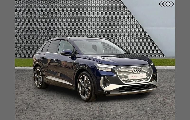 Blue Used 2024 Audi Q4 e-tron S-Line SUV | £32,795 (Super price) - Image 1/4