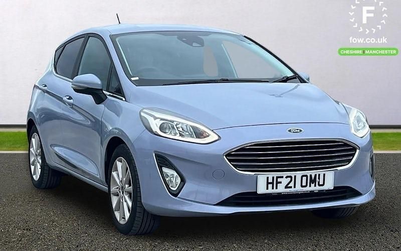 Used Ford Fiesta Titanium 95 HP (69 kW) 2021 Blue Hatchback