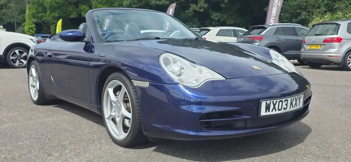 Used Porsche 996 2003 Blue Cabriolet