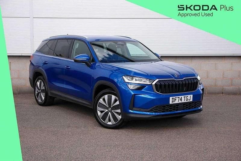Race blue metallic Used 2024 Skoda Kodiaq SE L SUV | £34,495 (A bit pricey) - Image 1/4
