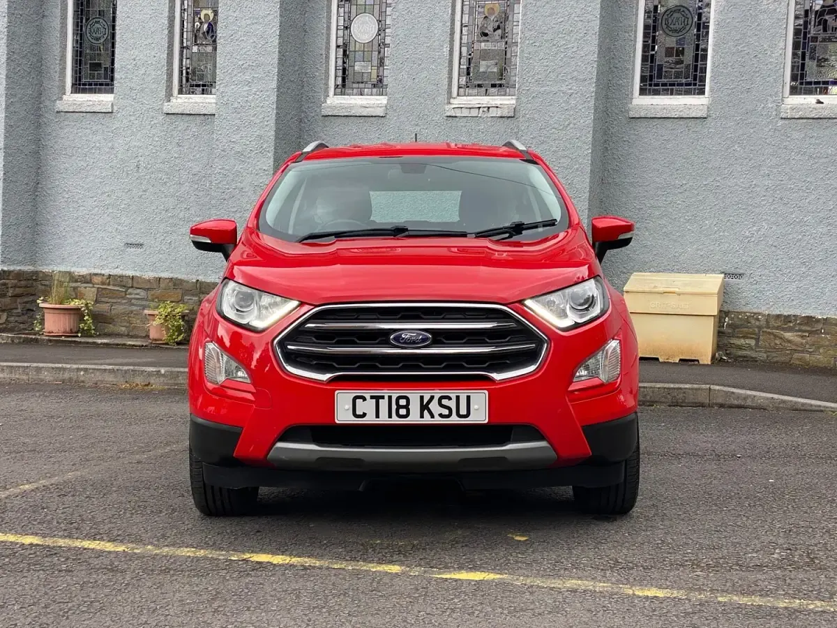 Used Ford Ecosport Titanium 125 HP (91 kW) 2018 Red SUV