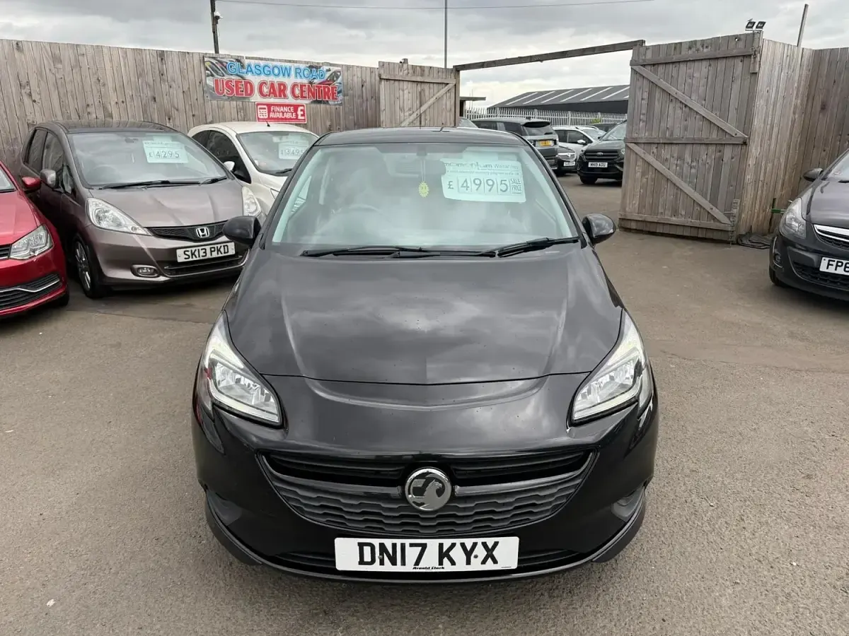 Used Vauxhall Corsa Edition 75 HP (55 kW) 2017 Black Hatchback