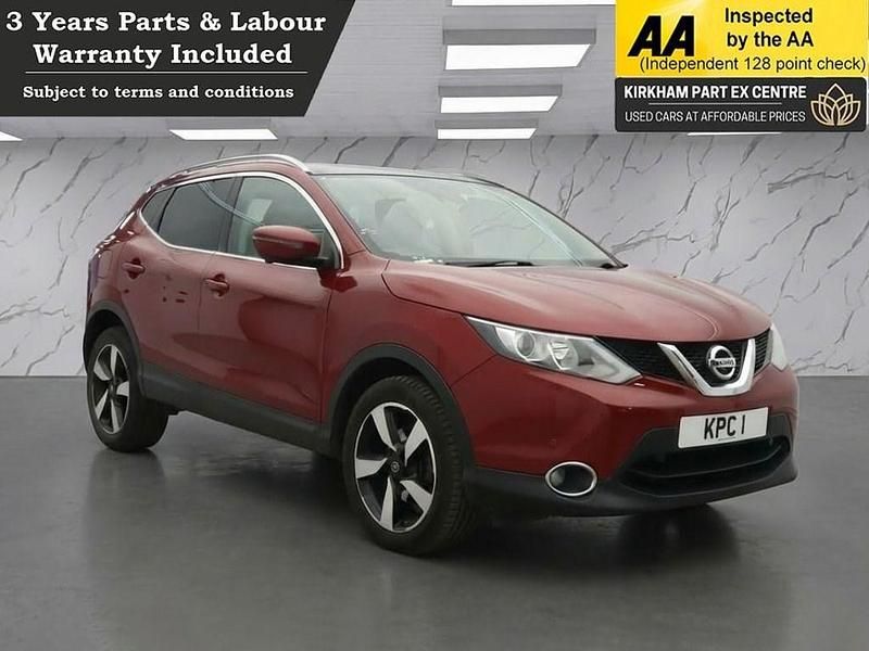 Used Nissan Qashqai N-TEC 163 HP (119 kW) 2016 Red SUV