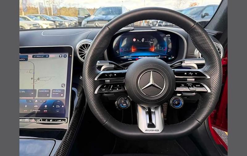 Used Mercedes SL55 AMG Premium Plus 469 HP (344 kW) 2022 Red Cabriolet