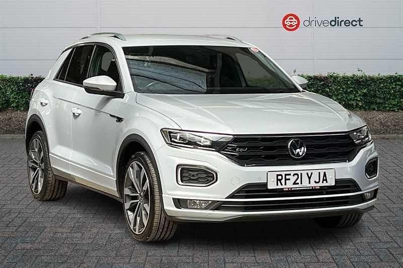 Silver Used 2021 VW T-Roc R-line SUV | £21,499 (Fair price) - Image 1/4