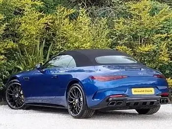 New Mercedes SL63 AMG Premium Plus 585 HP (430 kW) 2026 Blue Cabriolet