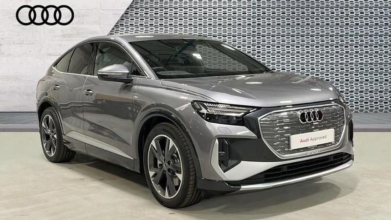 Grey Used 2025 Audi Q4 Sportback e-tron S-Line SUV | £37,390 - Image 1/1
