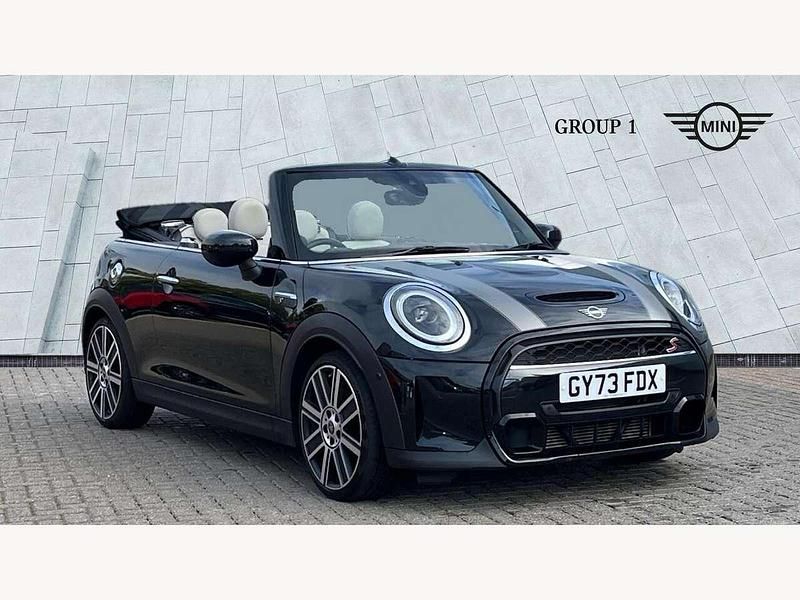 Midnight black ii Used 2023 Mini Cooper S Cabriolet Comfort Cabriolet | £24,495 (Fair price) - Image 1/4