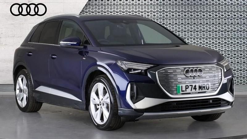 Used Audi Q4 e-tron S-Line 210 kW (286 HP) 2024 Blue SUV