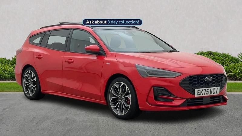 Used Ford Focus ST-Line X 155 HP (114 kW) 2025 Red Estate