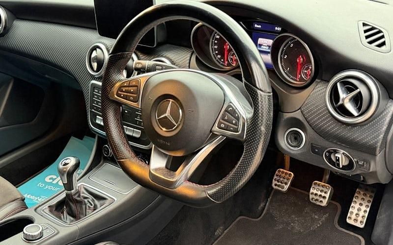 Used Mercedes A200 AMG line 136 HP (100 kW) 2017 Black Hatchback