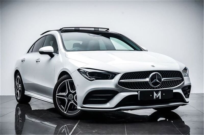 White Used 2021 Mercedes CLA220 AMG line Sedan | £24,495 (A bit pricey) - Image 1/1