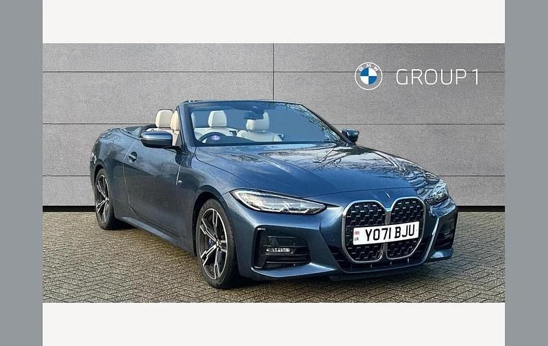 Blue Used 2021 BMW 430 Cabriolet M Sport Cabriolet | £28,495 (Good price) - Image 1/4