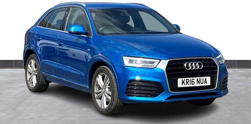 Hainan blue Used 2016 Audi Q3 S-Line SUV | £11,975 (Fair price) - Image 1/4