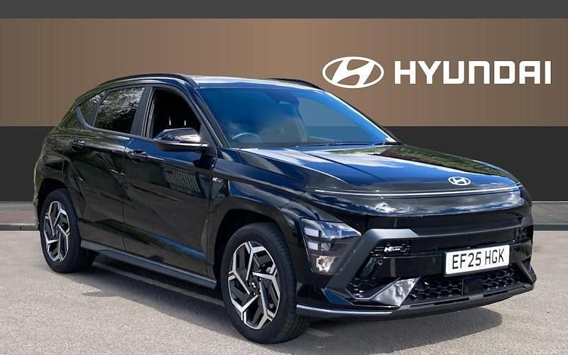 Second-hand Hyundai Kona N Line 129 CP (94 kW) 2025 Negru SUV