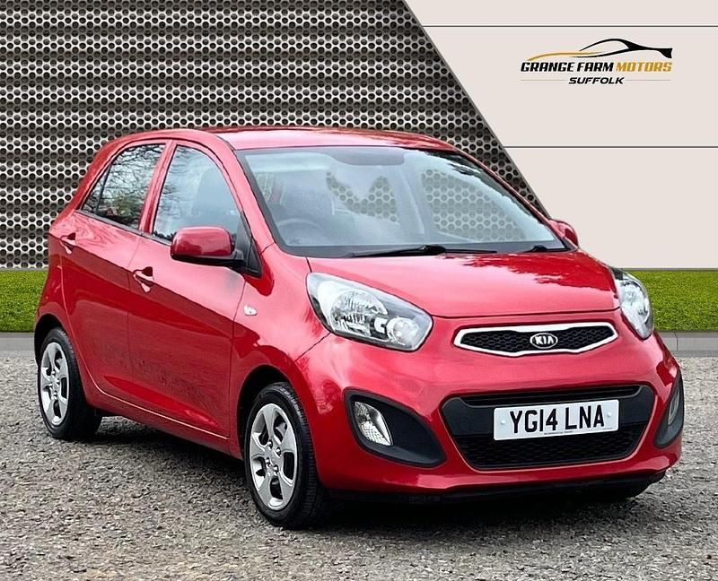 Used Kia Picanto 68 HP (50 kW) 2014 Red Hatchback