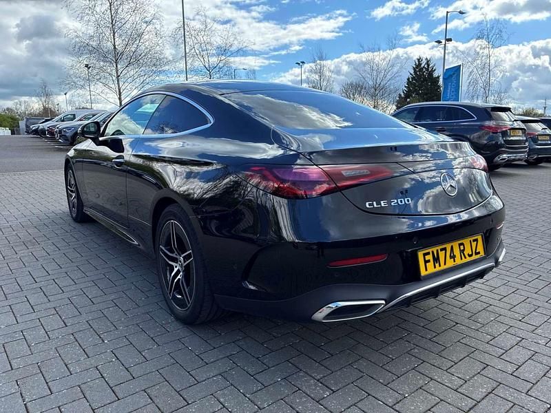 Used Mercedes CLE200 AMG line 204 HP (150 kW) 2024 Black Coupe