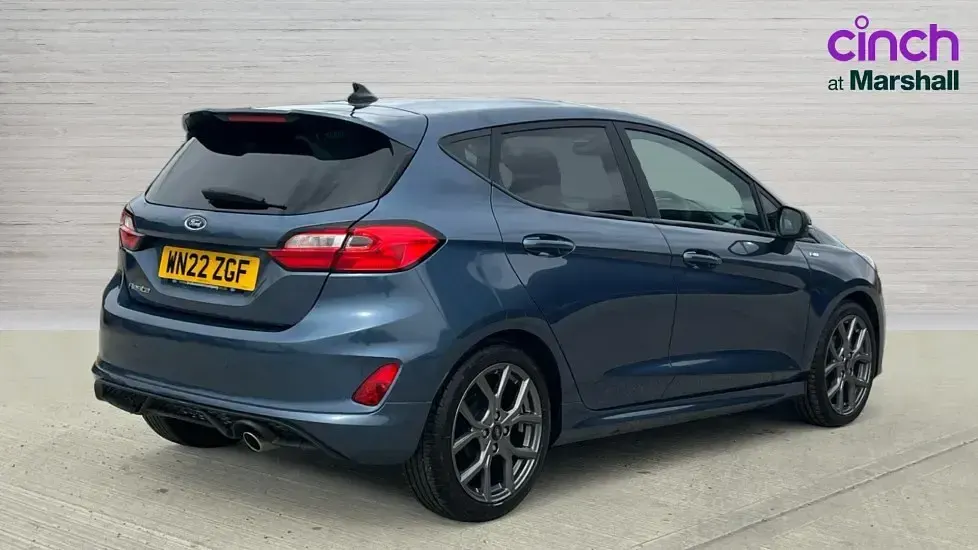 Used Ford Fiesta ST-Line 100 HP (73 kW) 2022 Blue Hatchback
