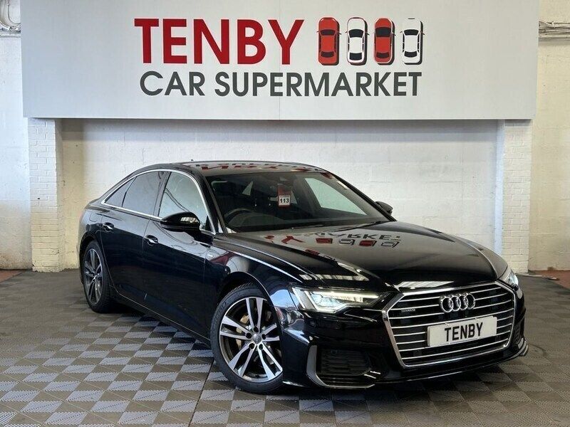 Black Used 2019 Audi A6 S-Line Sedan | £19,296 (Good price) - Image 1/4