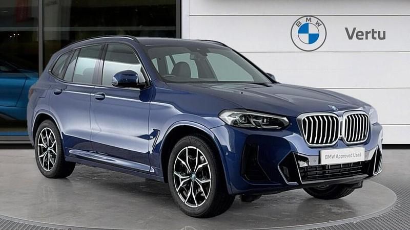 Blue Used 2023 BMW X3 M Sport SUV | £38,400 (Fair price) - Image 1/3