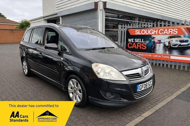 Black Used 2008 Vauxhall Zafira MPV | £1,195 (Fair price) - Image 1/1