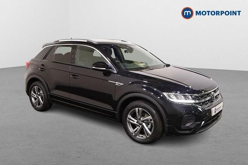Black New 2024 VW T-Roc R-line SUV | £28,899 (Super price) - Image 1/4