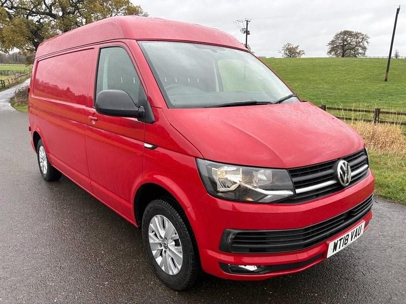 Used VW T6 Highline 2018 Red Van