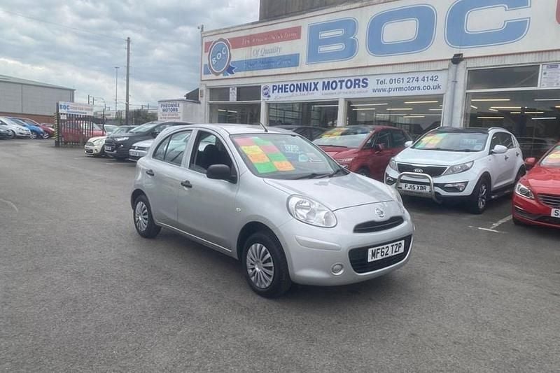 Silver Used 2012 Nissan Micra Visia Hatchback | £3,595 (Fair price) - Image 1/1