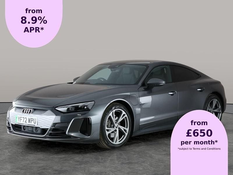 Grey Used 2022 Audi e-tron GT quattro Advanced Sedan | £38,918 (Good price) - Image 1/2