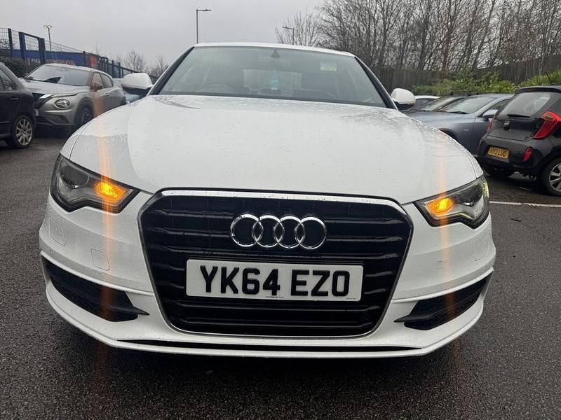 Used Audi A6 S-Line 2014 White Sedan