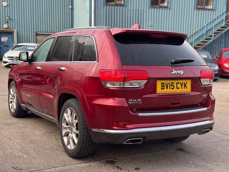 Used Jeep Grand Cherokee Summit 2015 Red SUV