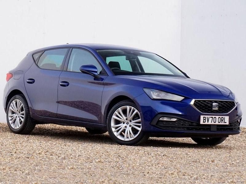 Begagnad Seat Leon SE Dynamic 110 HK (80 kW) 2020 Blå Halvkombi