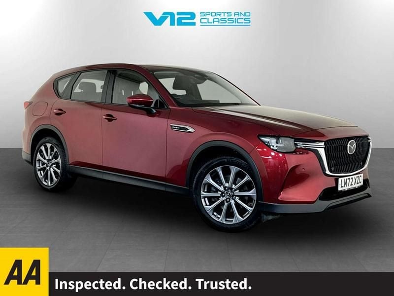 Red Used 2022 Mazda CX-60 Exclusive-Line SUV | £16,295 (Fair price) - Image 1/2